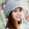 Beanies Knitted Hats Rabbit Fur Cap